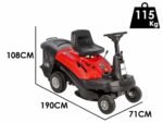 Geotech RM 75-610 C - Tondeuse autoportée Mini rider - Moteur de 224 cm3 – Image 5