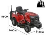 Troy Bilt Horse 105T-R - Tracteur tondeuse - boîte hydrostatique - bac de ramassage – Image 6