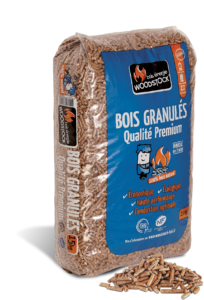 Granulés de Bois WOODSTOCK 1 Palette de 78 Sacs de 15 Kg