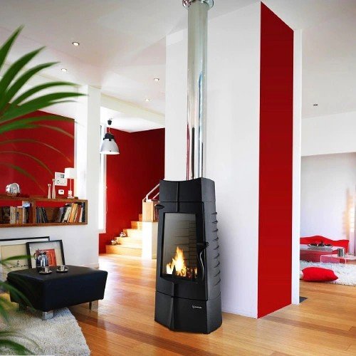 Poêle à bois Invicta Chamane 10 | 10 kW - Vue 2