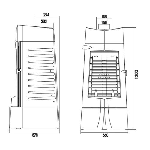 Poêle à bois Invicta Chamane 10 | 10 kW - Vue 3