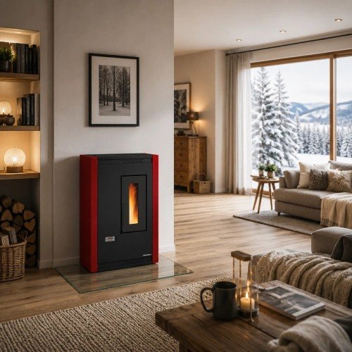 Poêle à granulés La Nordica Extraflame Luisella 5.0 | 5,1 kW - Vue 3