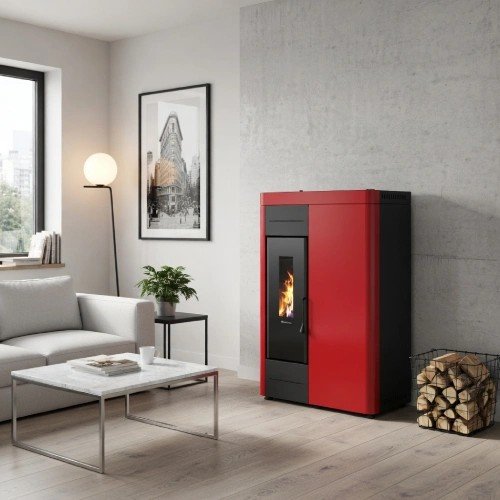 Poêle à granulés La Nordica Extraflame Virna Idro 14,5 kW Hydro - Vue 3