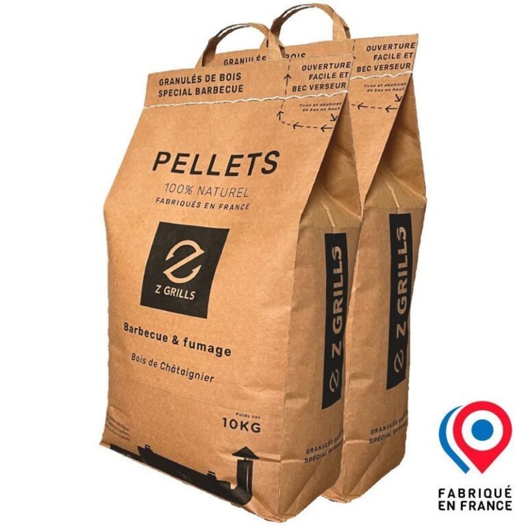 ZGRILLS – Pellet pour barbecue & fumage – Lot de 2 sacs
