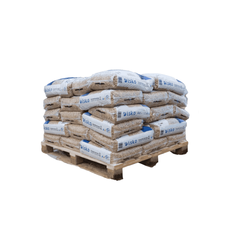 Demi-palette de granulés de bois ISKO – 35 sacs