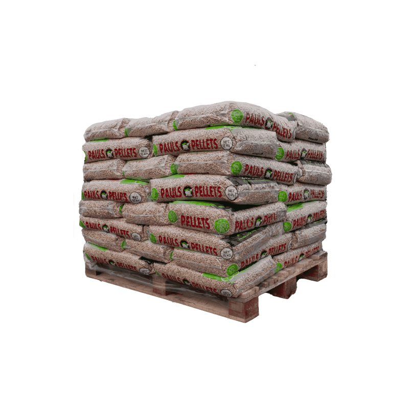 Demi palette de Granulés de bois PAULS Pellets 35 sacs - 525kg - Vue 1