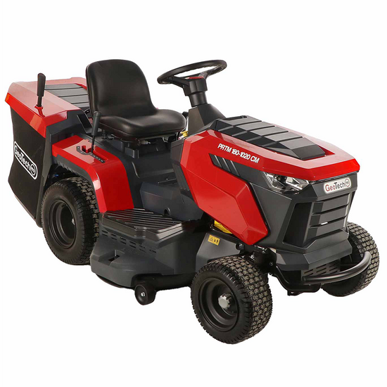 GeoTech-Pro PRTM 180-1020 CM – Tracteur tondeuse – Boîte mécanique – Bac de ramassage