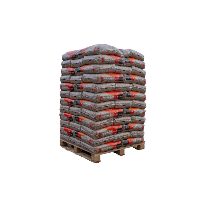 Granulés de bois Crépito (palette de 72 sacs - 1080kg) - Vue 1