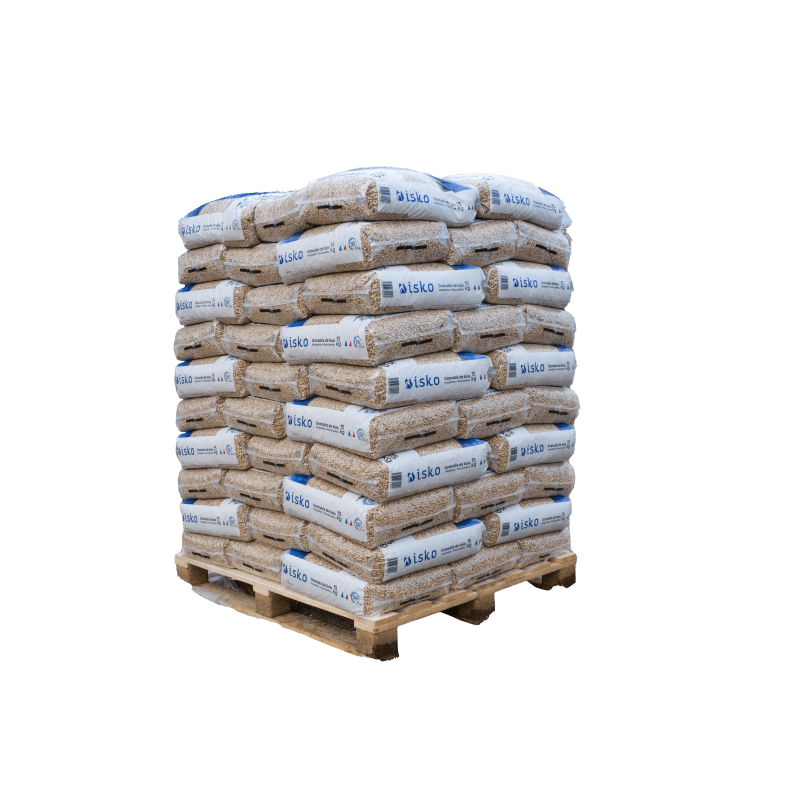 Granulés de bois ISKO - Palette de 70 sacs 1050kg - Vue 1